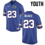 Youth Florida Gators #23 Mike Gillislee NCAA Nike Blue Authentic Stitched College Football Jersey UDT7062RU